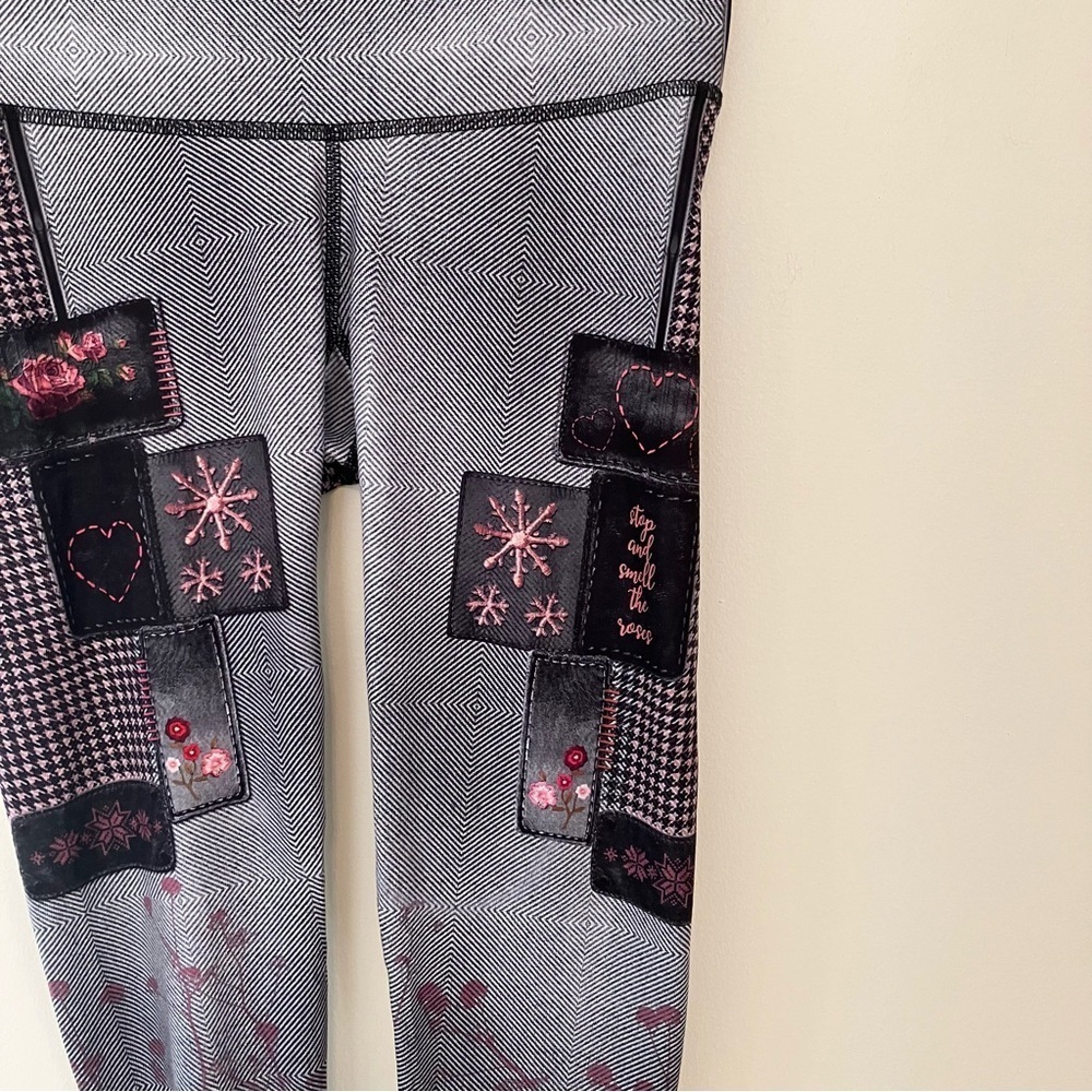 Niyama Sol Leggings Womens Sz. L Amelia Rose Ankle Yoga Active Athleisure - Picture 2 of 7